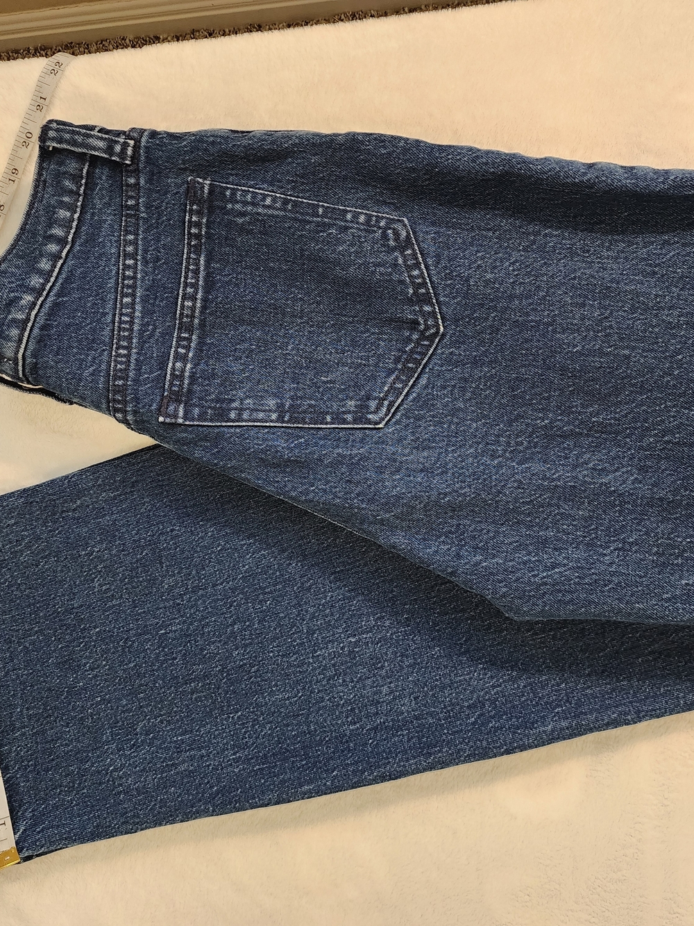 Abercrombie 90s Relaxed High Rise 27 Trouser Jeans NWOT - Picture 9 of 11